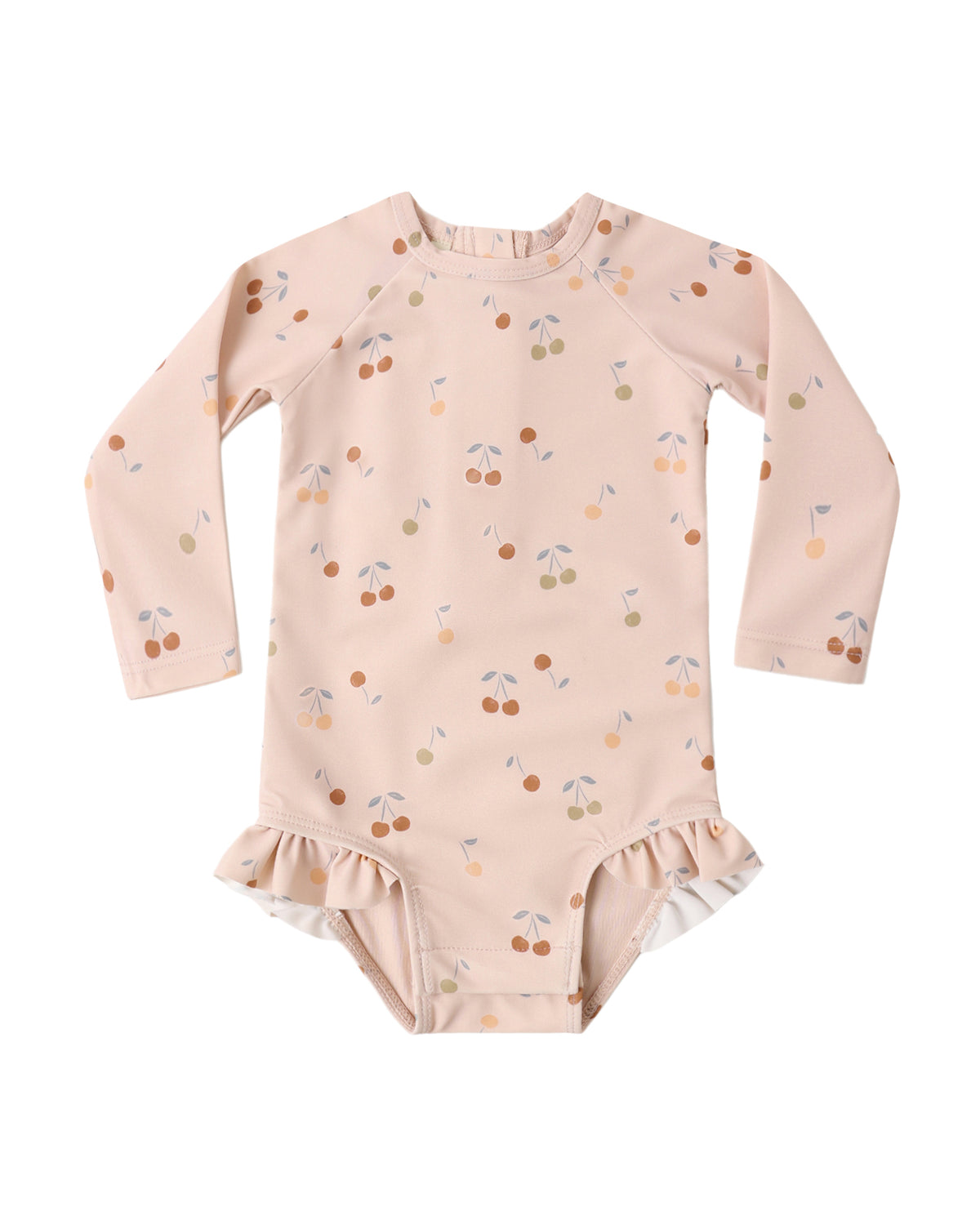 Quincy Mae Olivia Rashgaurd One Piece Swimsuit / Cherries