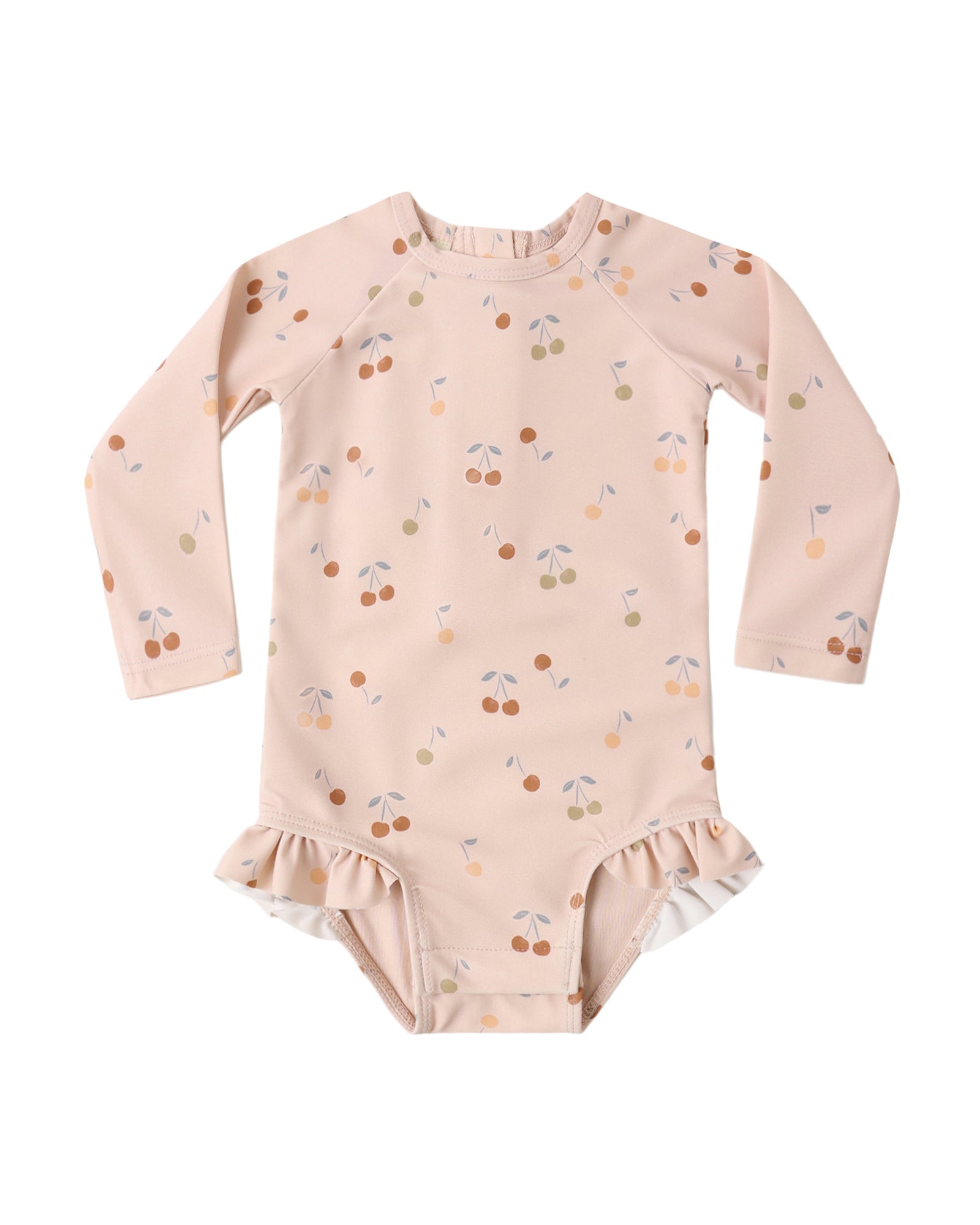 Quincy Mae Olivia Rashgaurd One Piece Swimsuit / Cherries