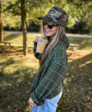 Support Your Local Mother Trucker Hat / Camo