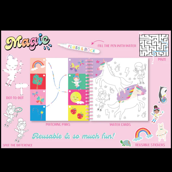 Floss & Rock Magic Multi-Play Activity Book / Rainbow Fairy