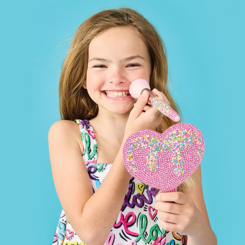 Sprinkle Sparkle Heart Handheld Mirror