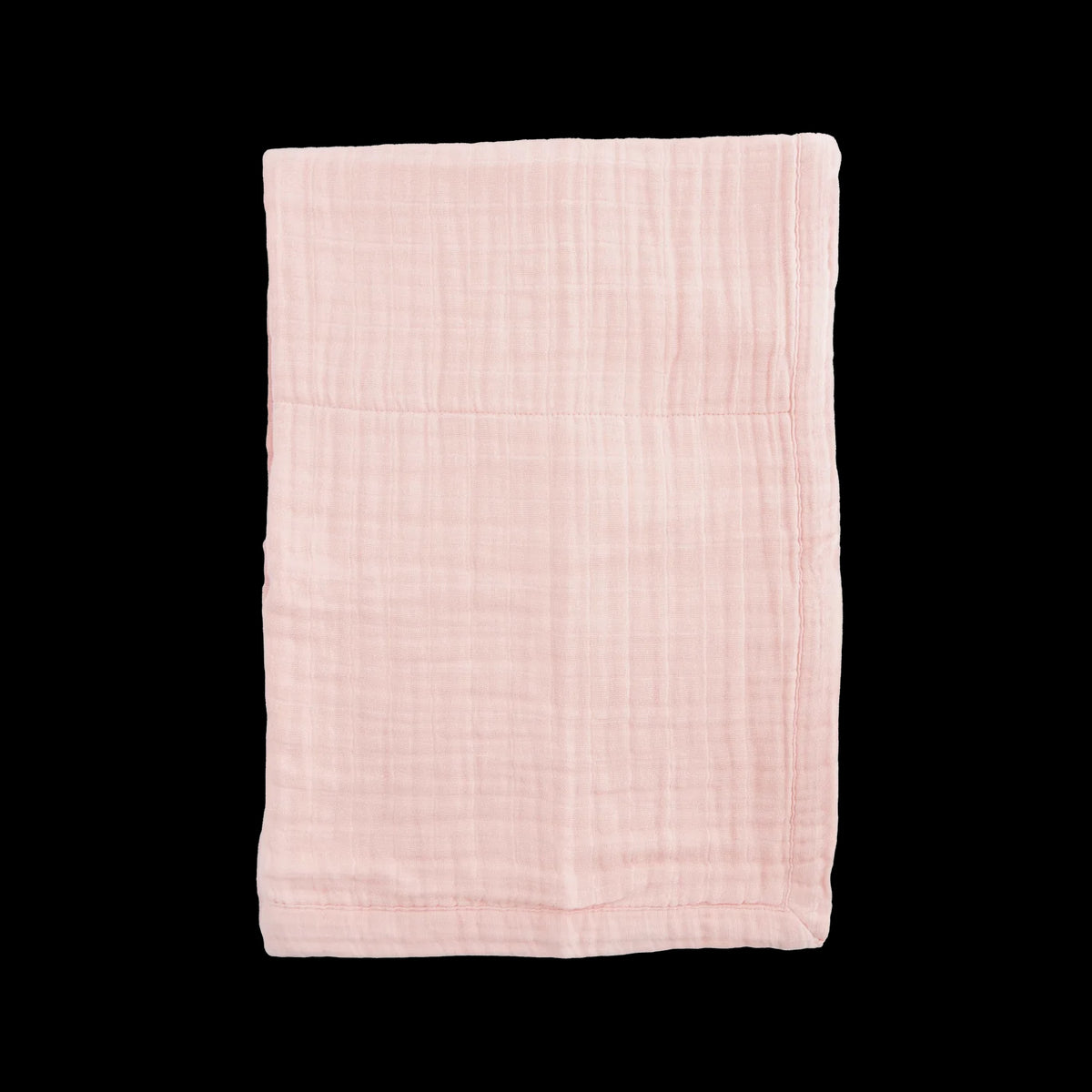 Little Unicorn Cotton Muslin Baby Quilt (30"x40") / Light Pink