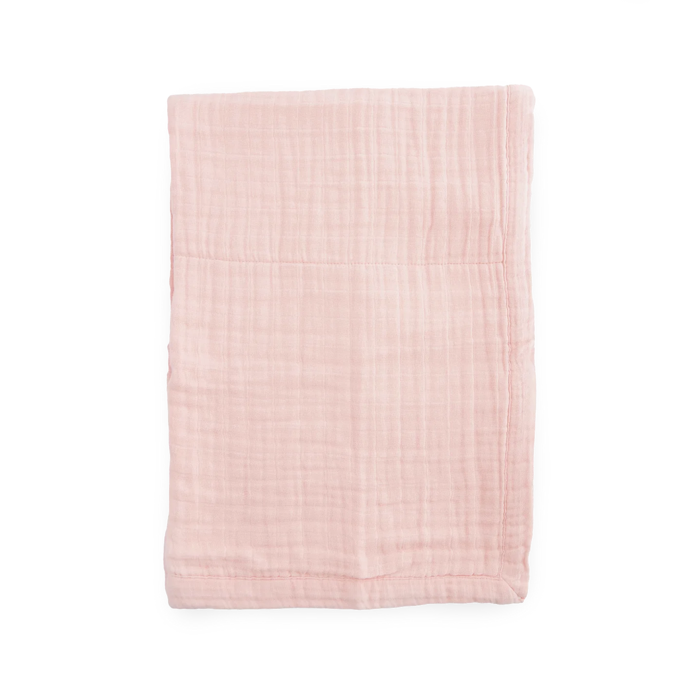 Little Unicorn Cotton Muslin Baby Quilt (30"x40") / Light Pink