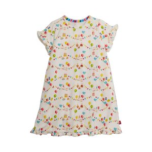 Magnetic Me Ruffle Short-Sleeve Nightgown / Birthday Babe
