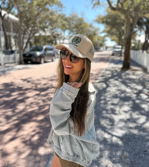 Mother Lion Trucker Hat / Tan