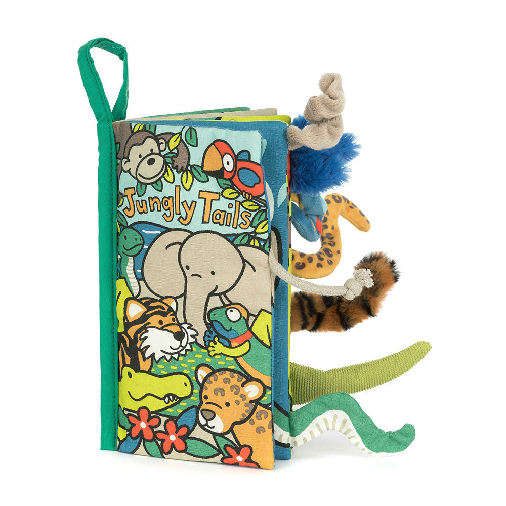 Jellycat Jungly Tails Soft Book (NEW)