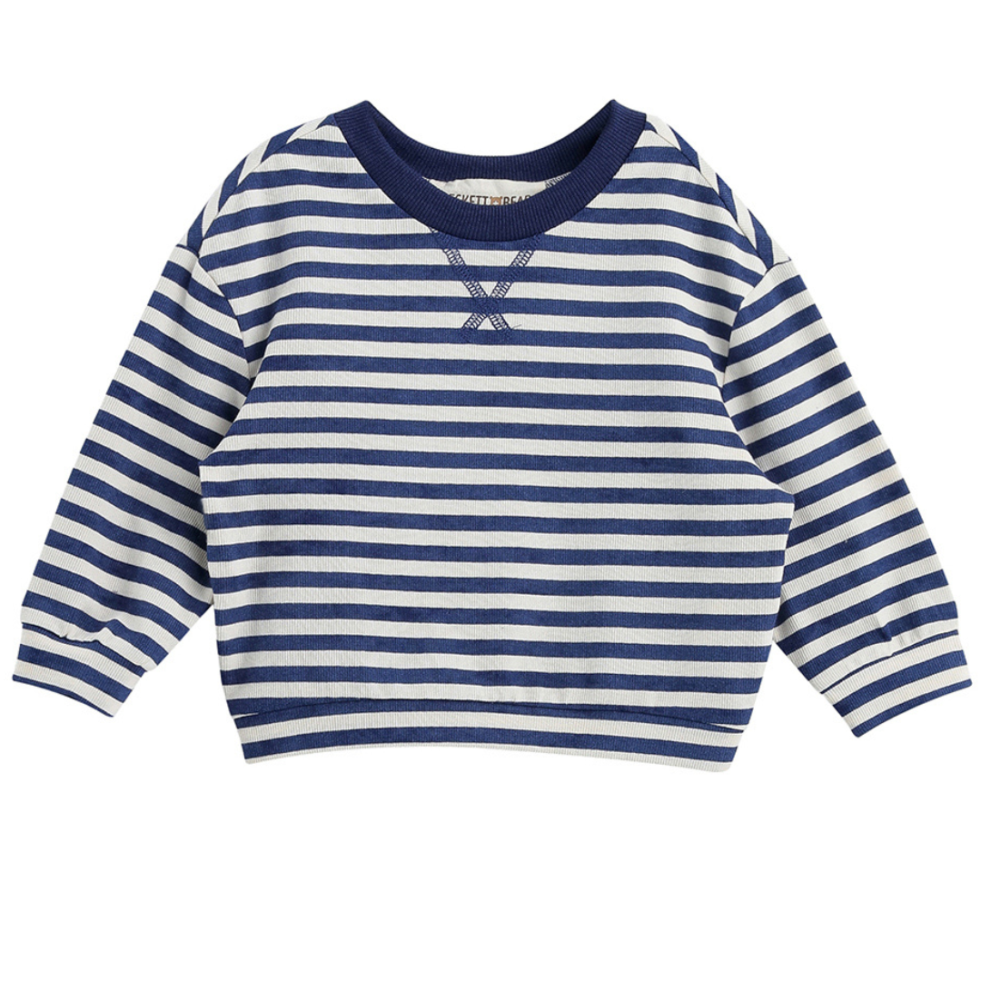 Beckett & Bear Benjamin Top / Blue Stripe