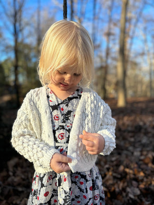 Vignette Margot Cardigan / White