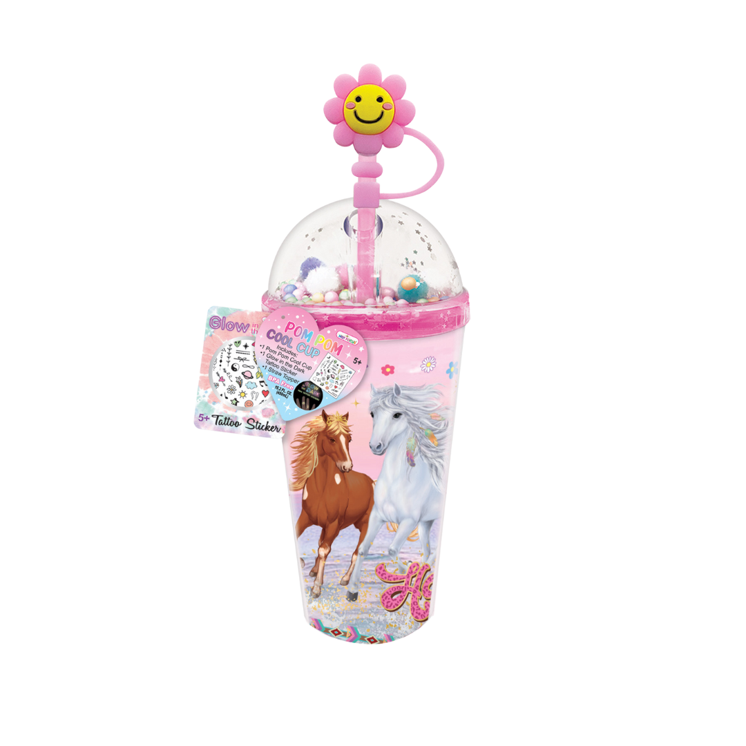 Wild & Free Crystal Cool Cup & Straw Topper