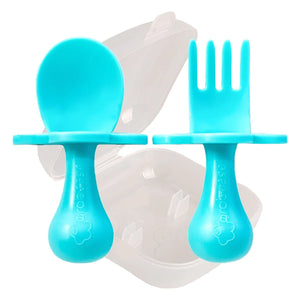 Miniware Silicone Baby Spoon for Training - BPA Free Baby Utensils