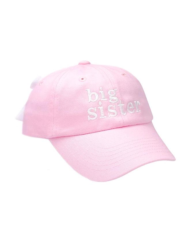 Big Sister Baseball Hat with Bow