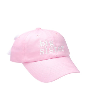 Big Sister Baseball Hat with Bow