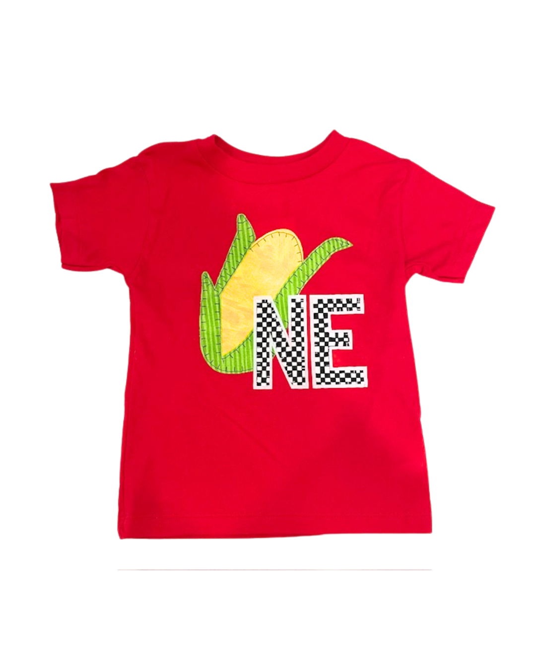 Checkered NE & Corn T-Shirt