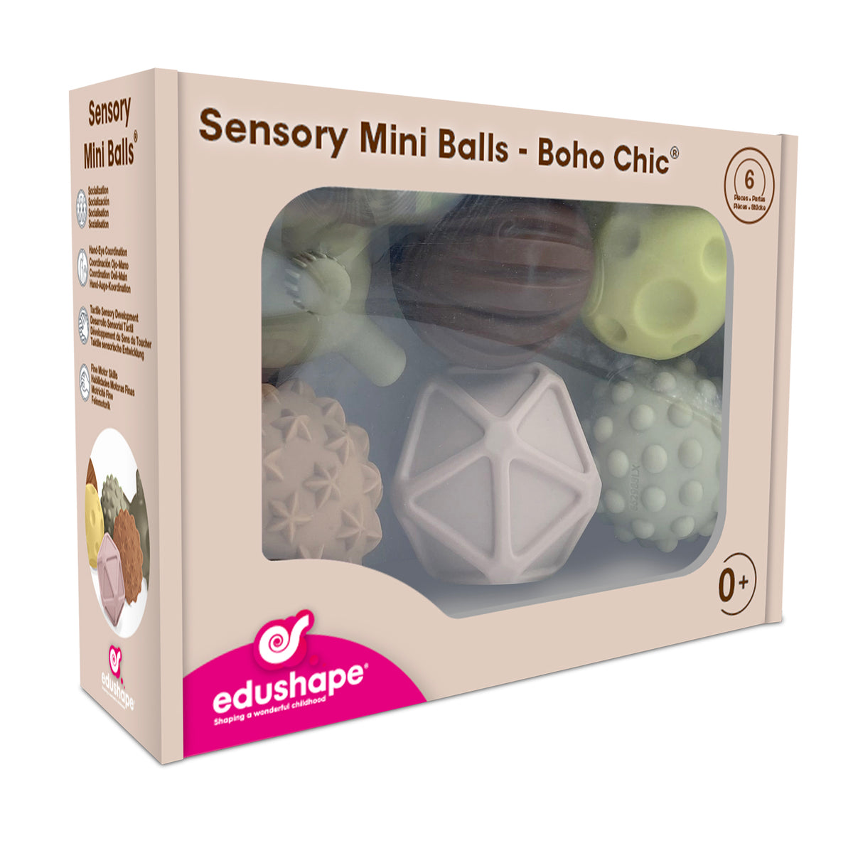 Sensory Mini Ball Set - Boho Chic
