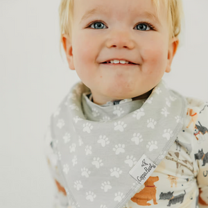 Copper Pearl Bandana Bibs / Rufus