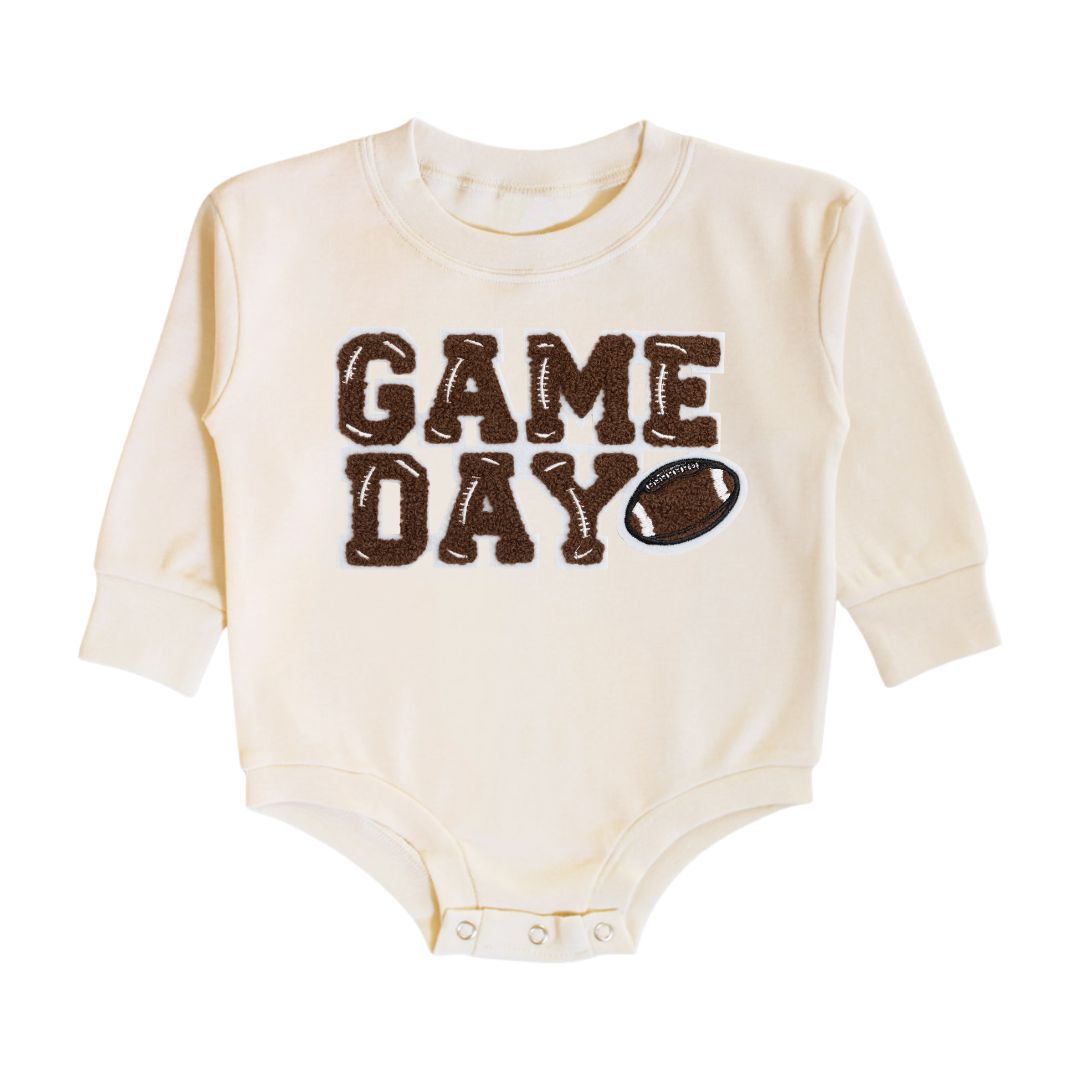 Game Day Patch Football Bodysuit