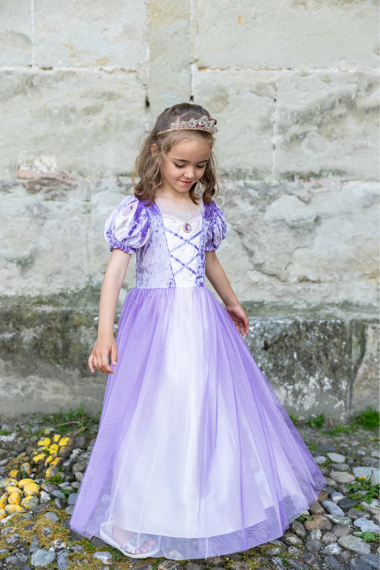 Purple Velvet Princess Gown