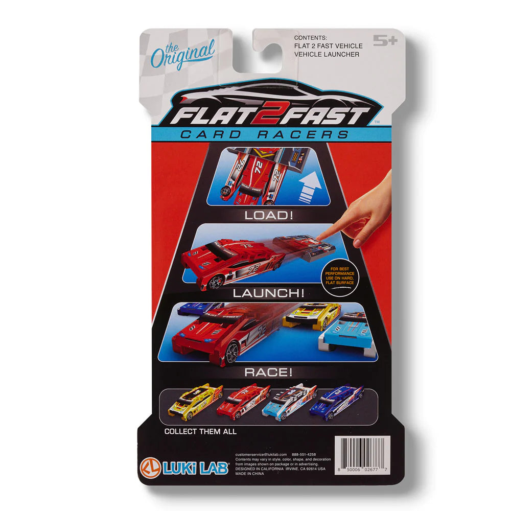 Original Flat 2 Fast Car Racer - Assorted
