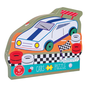 Racing Car Shaped Jigsaw Puzzle - 40PC