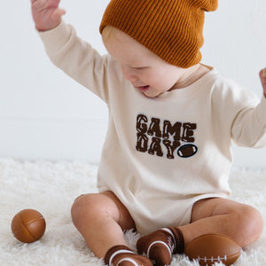 Game Day Patch Football Bodysuit