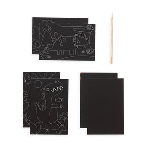 Ooly Mini Scratch & Scribble Art Kit / Dino Days