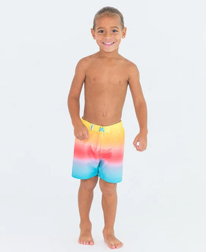 Rugged Butts Beach Paradise Swim Trunks