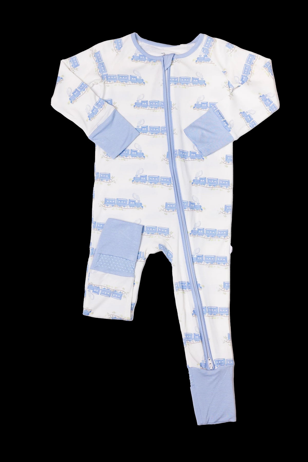 Convertible Zip Sleep Romper / Train