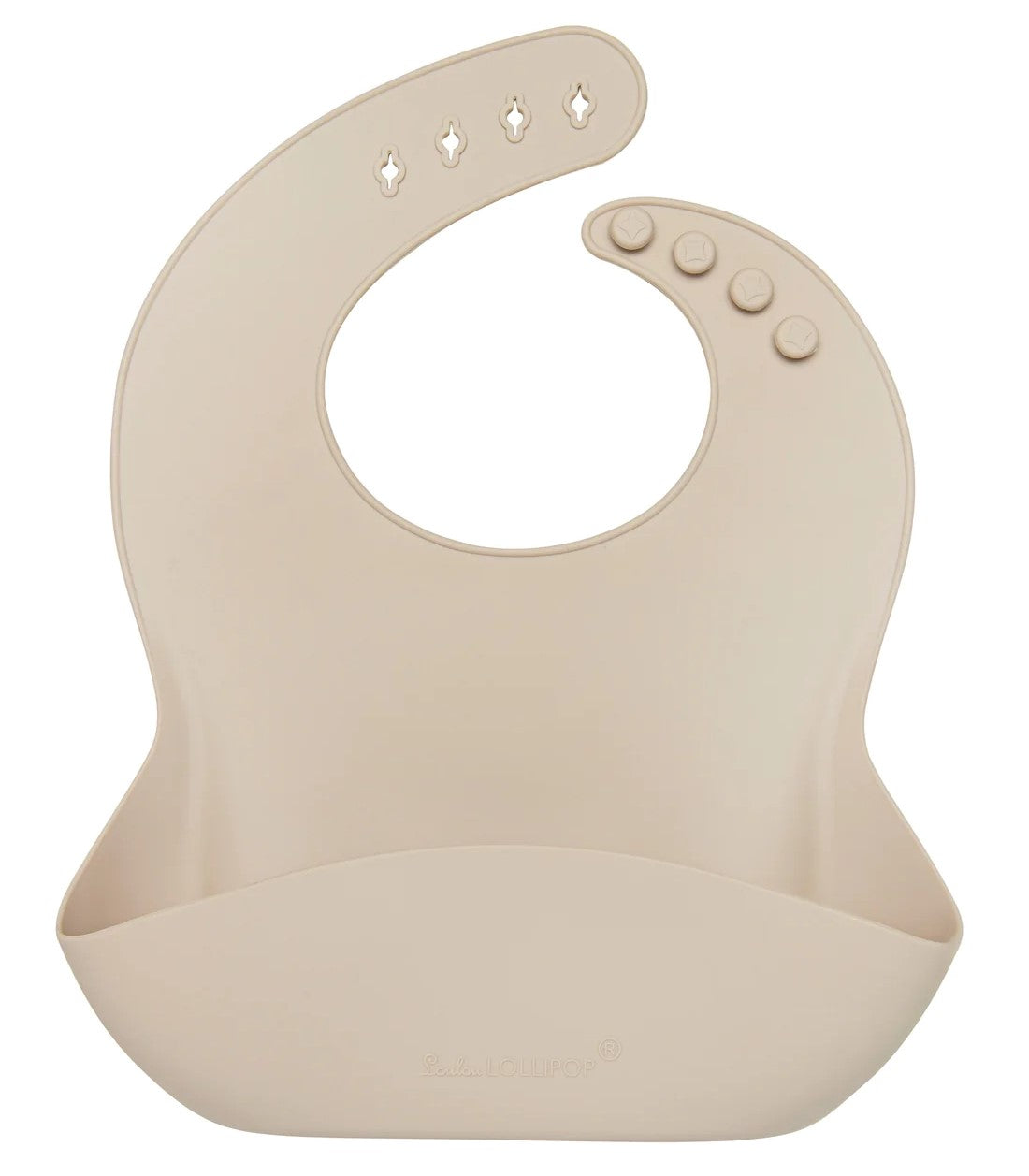 Loulou Lollipop Silicone Bib / Solid Color