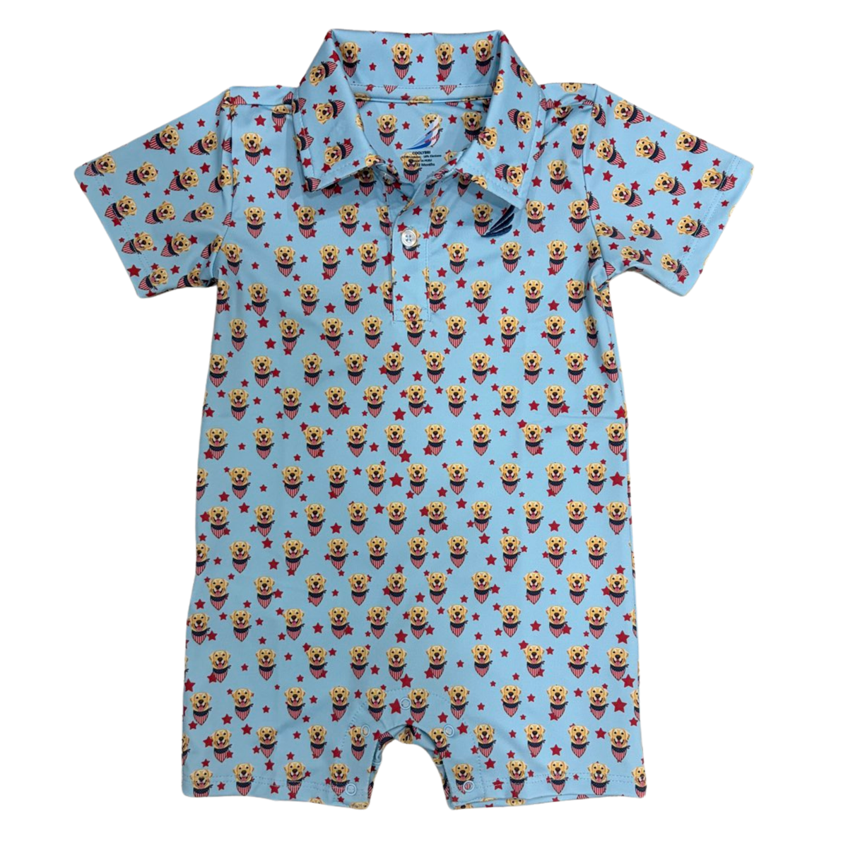 Coolybri Banks Performance Romper / Dog Americana
