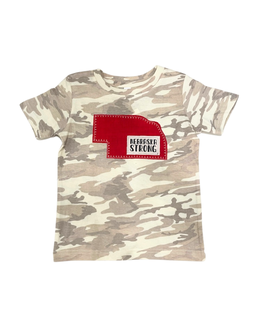Nebraska Strong Natural Camo T-Shirt