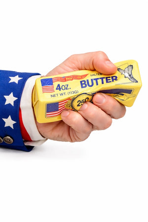 USA Patriotic Eagle Butter Slow Rise Squishy