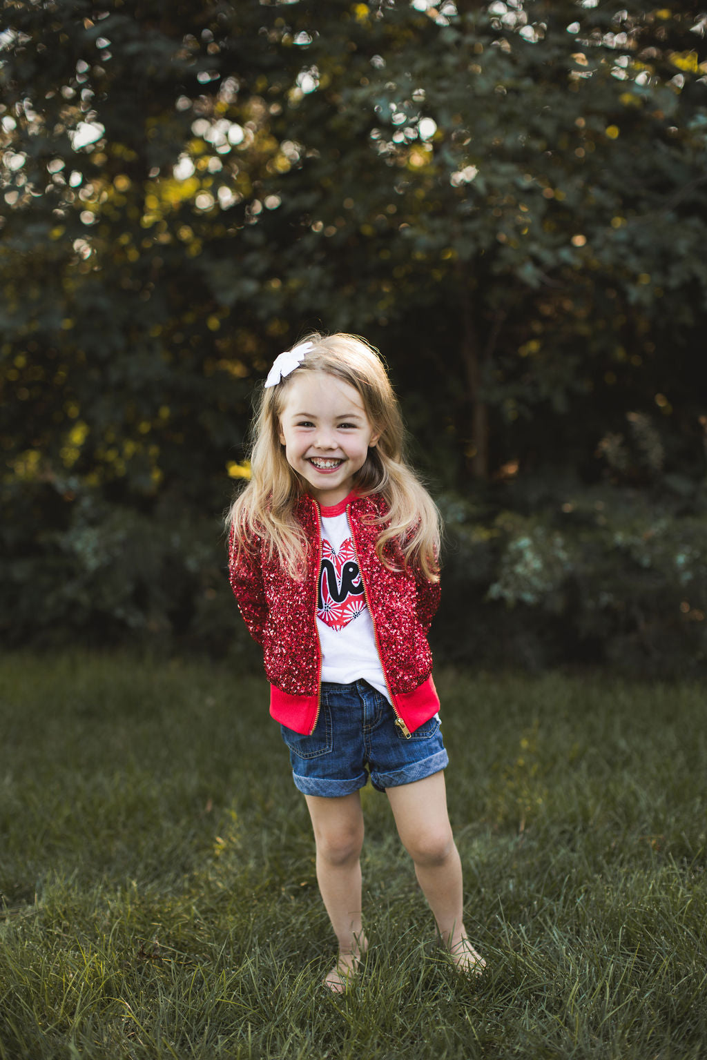 Flower Heart Raglan