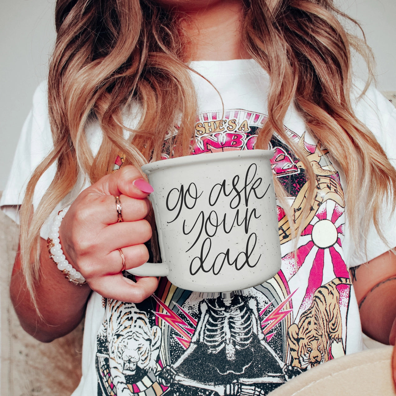 Go Ask Your Dad Ceramic Mug