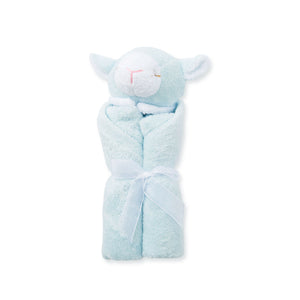 Angel Dear Lovie Blankie - Blue Lamb