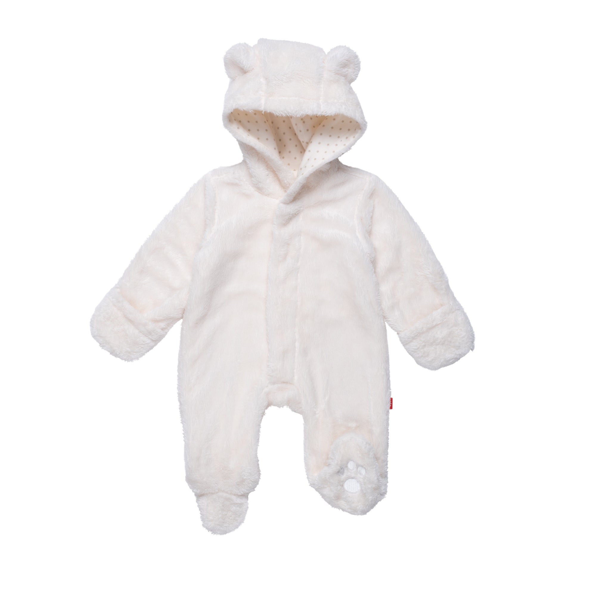 Magnetic Me Minky Hooded Footie Pram / Cloud