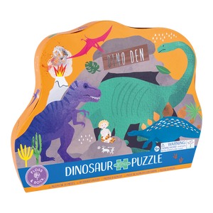 Diplodocus Shaped Jigsaw Puzzle - 80PC