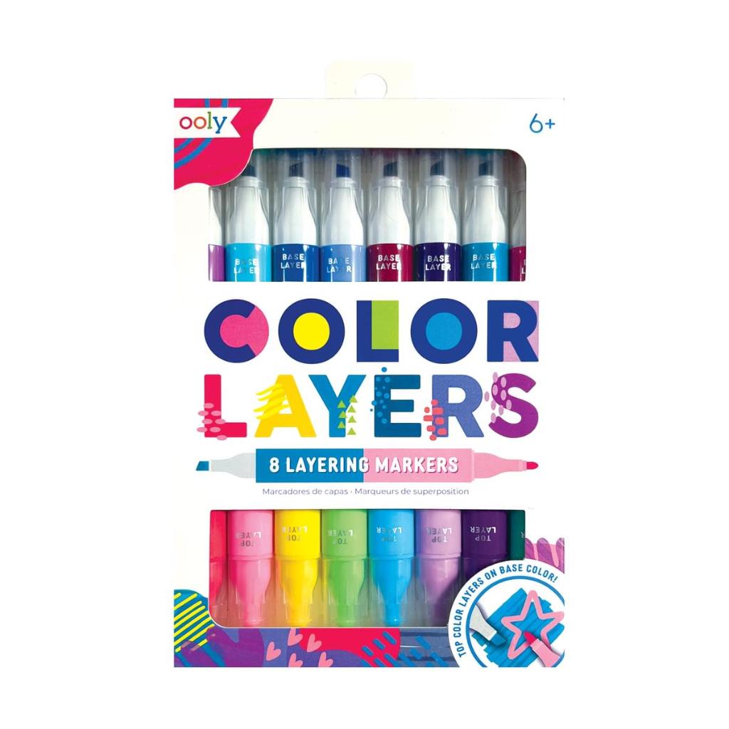 Ooly Color Layers Double-Ended Layering Marker Set