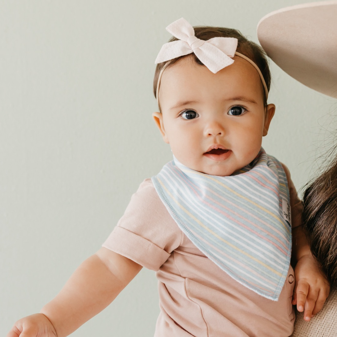 Copper Pearl Bandana Bibs / Whimsy