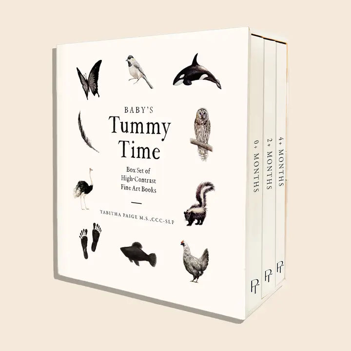 Baby's Tummy Time Book Gift Set