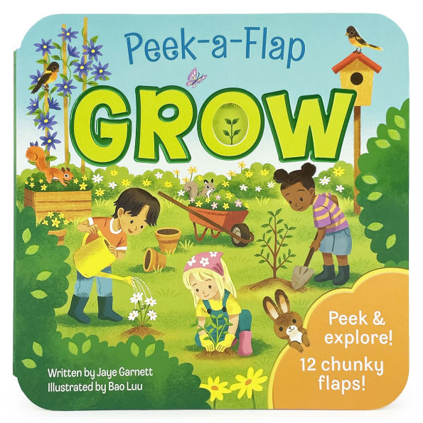 Grow Peek-A-Flap Board Book