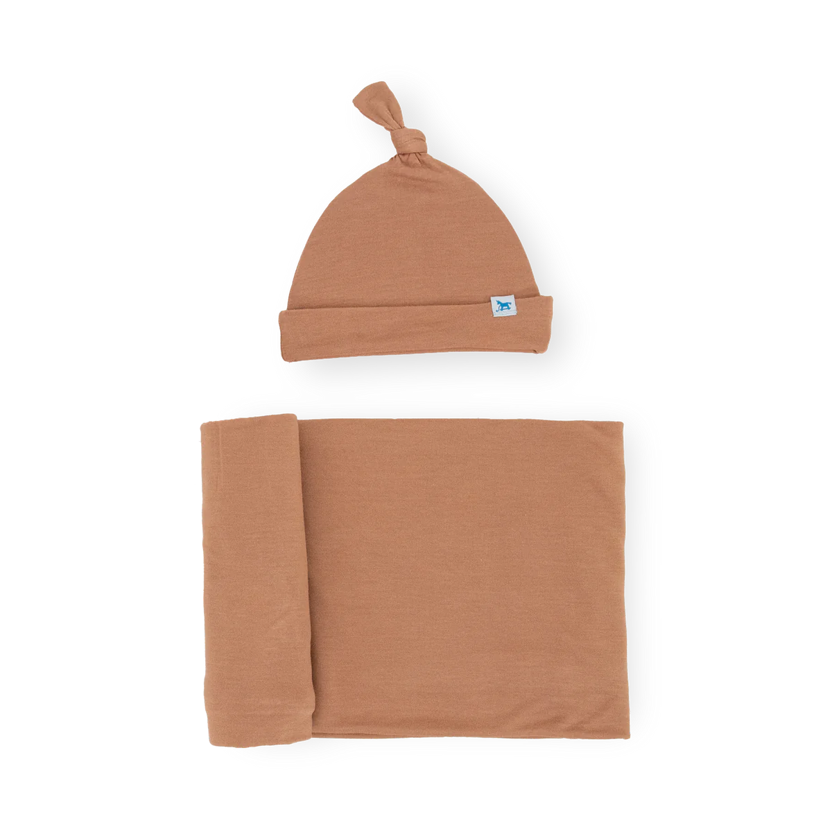 Little Unicorn Stretch Knit Hat & Swaddle Set