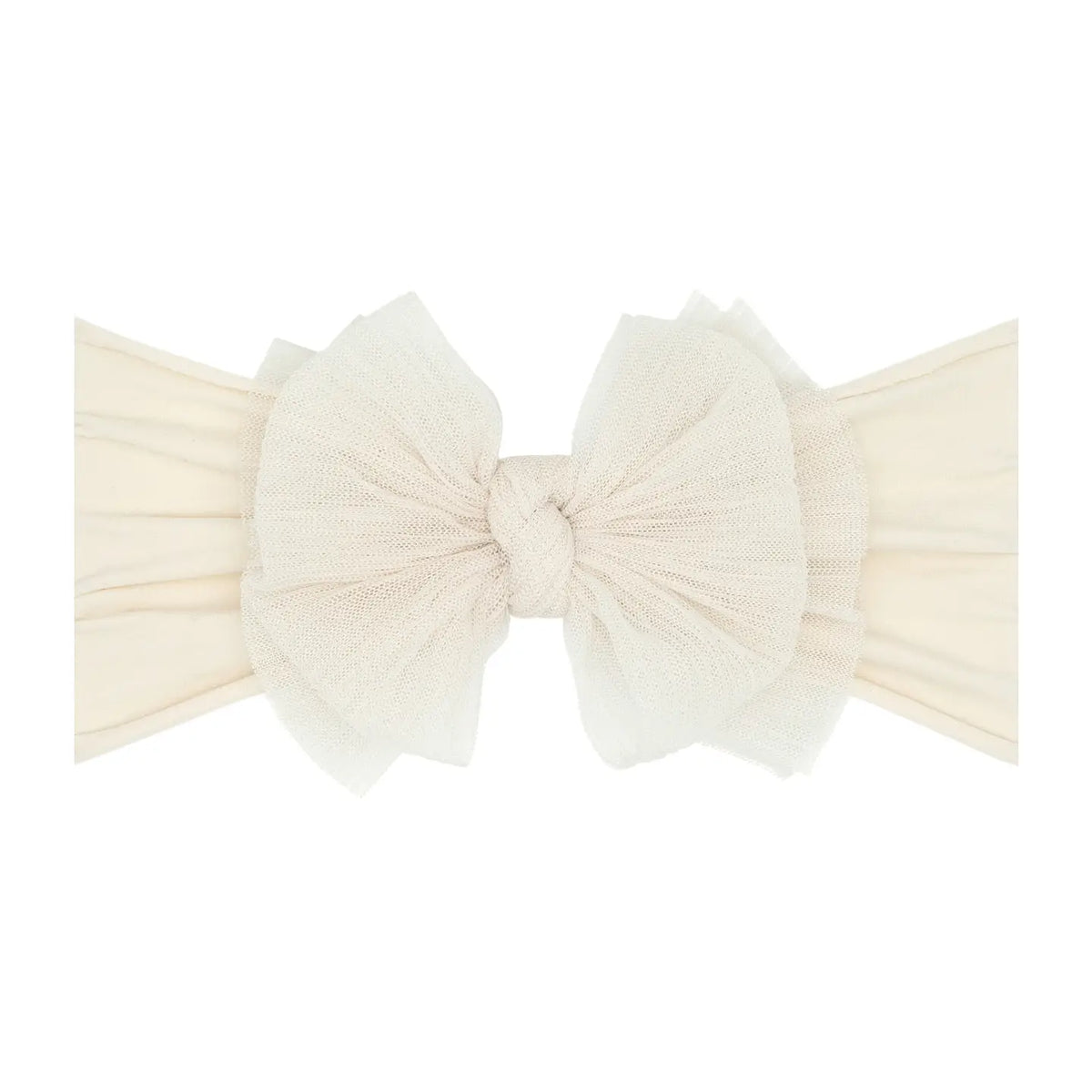Tulle FAB Headband / Pleated Oatmeal