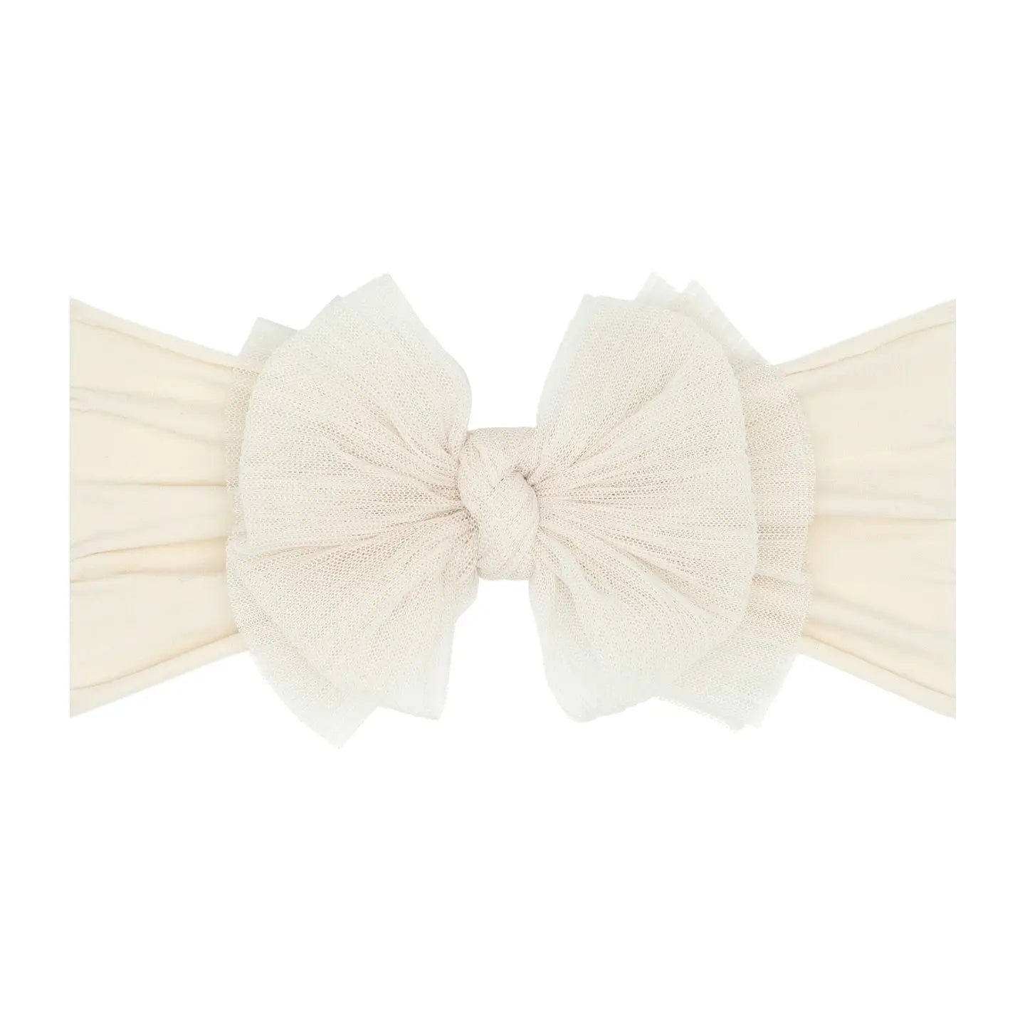 Tulle FAB Headband / Pleated Oatmeal