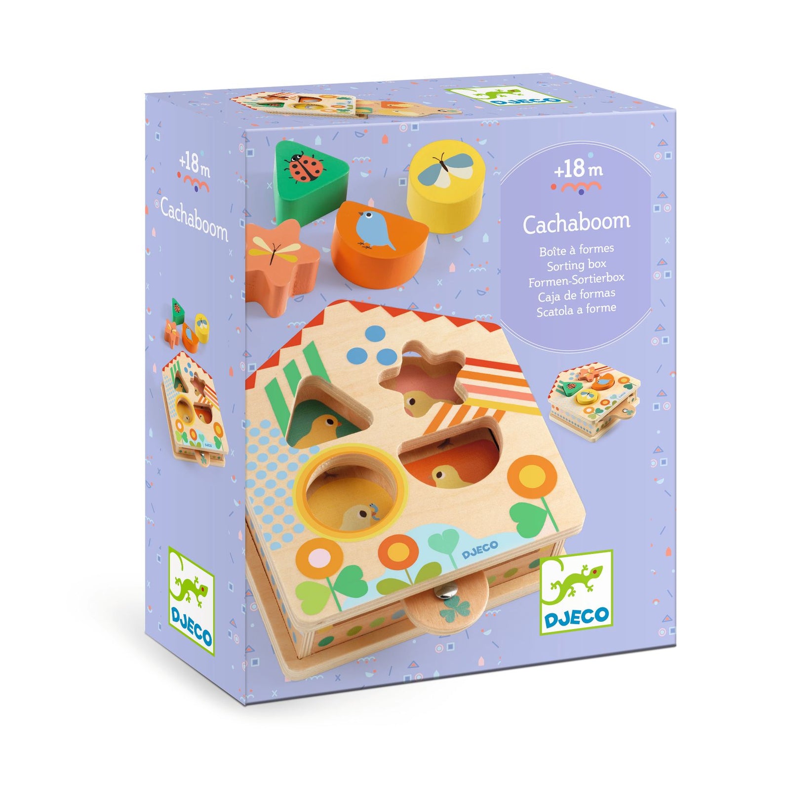 Cachaboom Wooden Sorting Sensory Toy