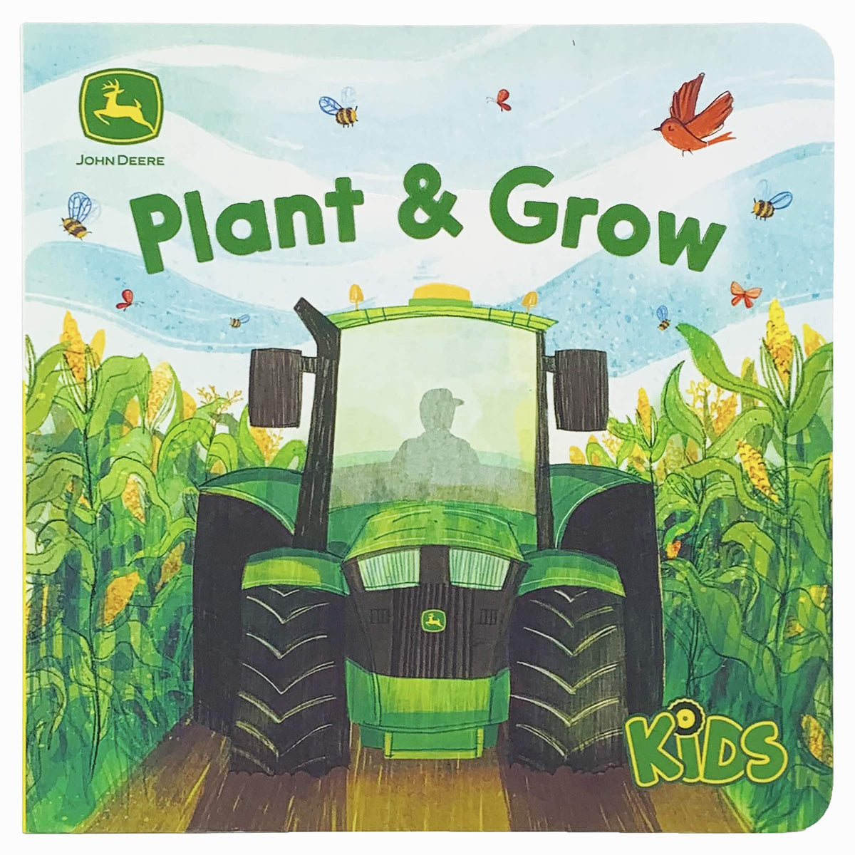 John Deere Peek-a-Flap Plant & Grow Board Book