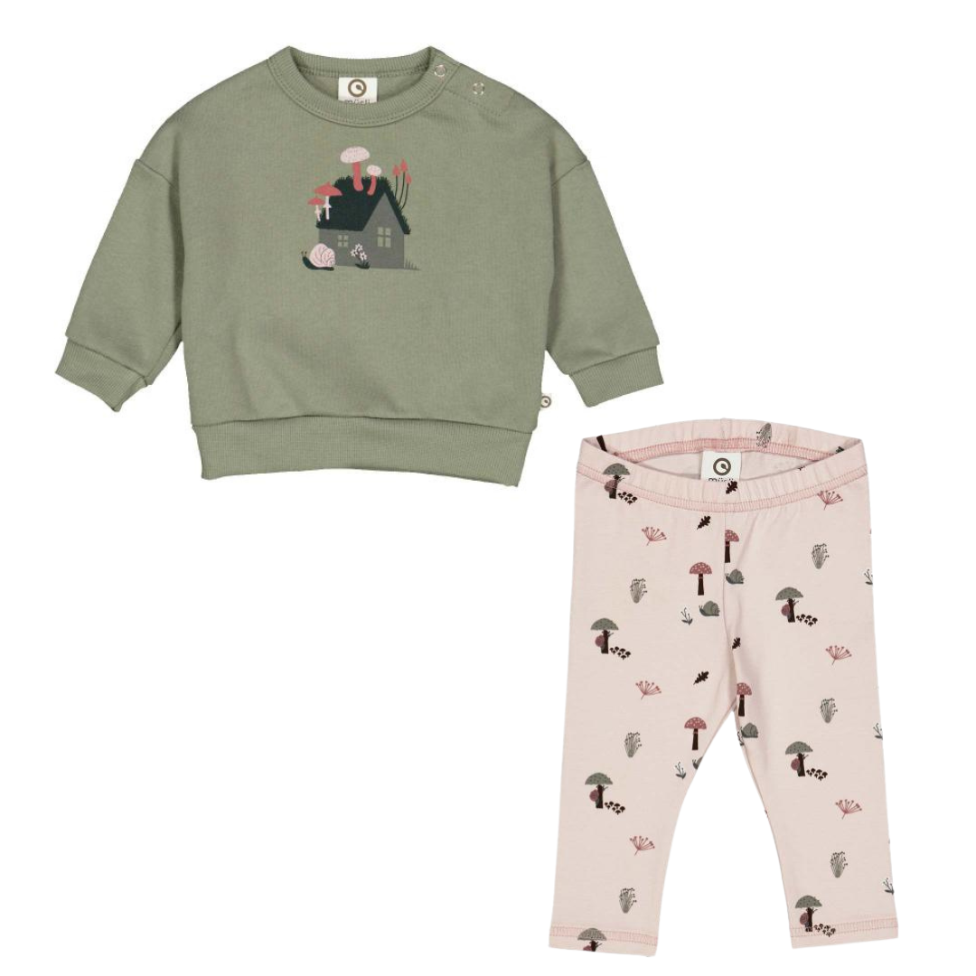 Muesli Botany Sweatshirt + Leggings Set