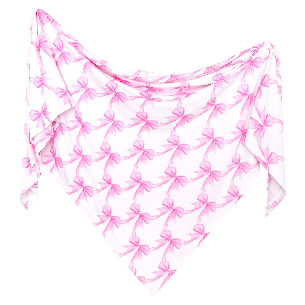 Copper Pearl Bamboo Swaddle Blanket / Bow My Gosh