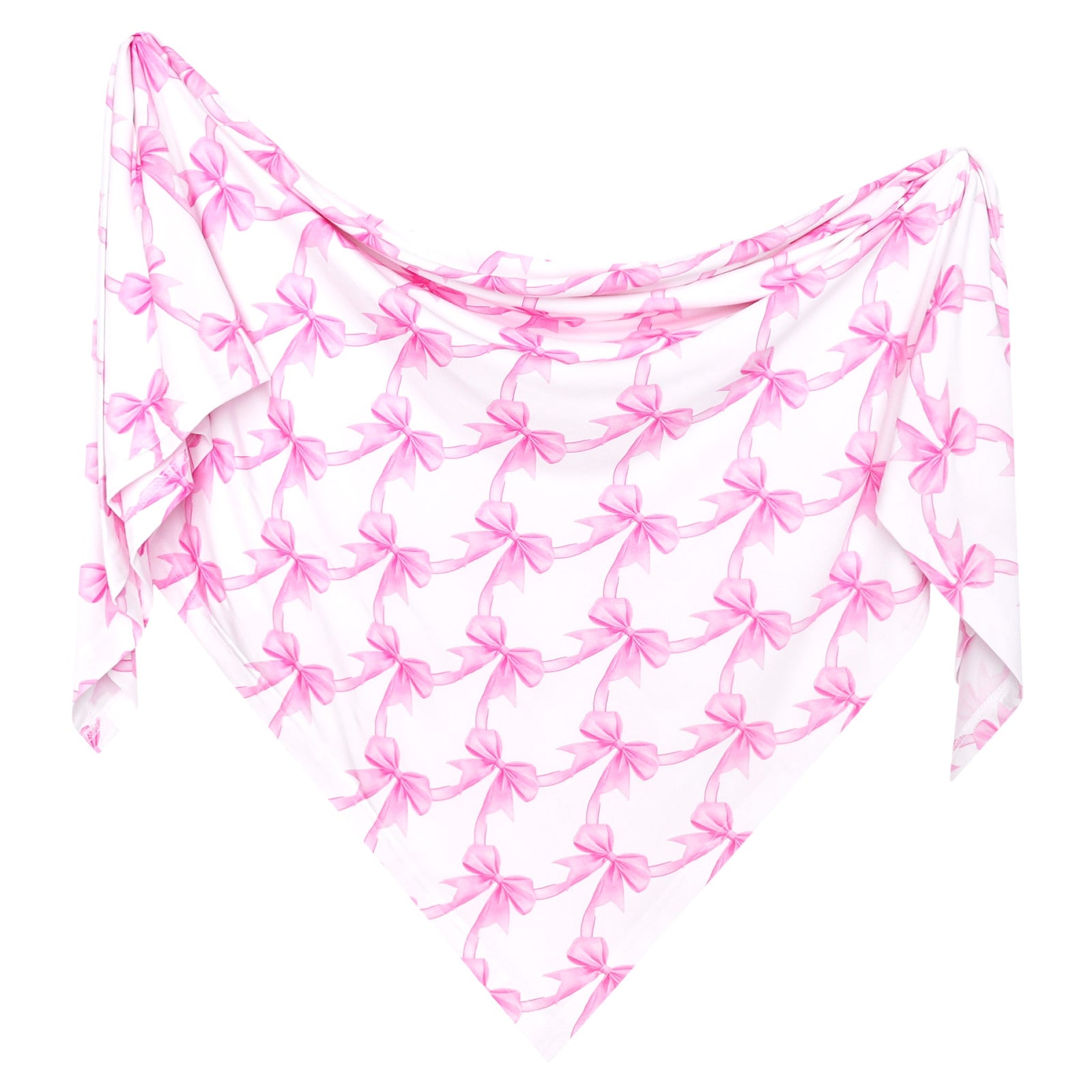 Copper Pearl Bamboo Swaddle Blanket / Bow My Gosh