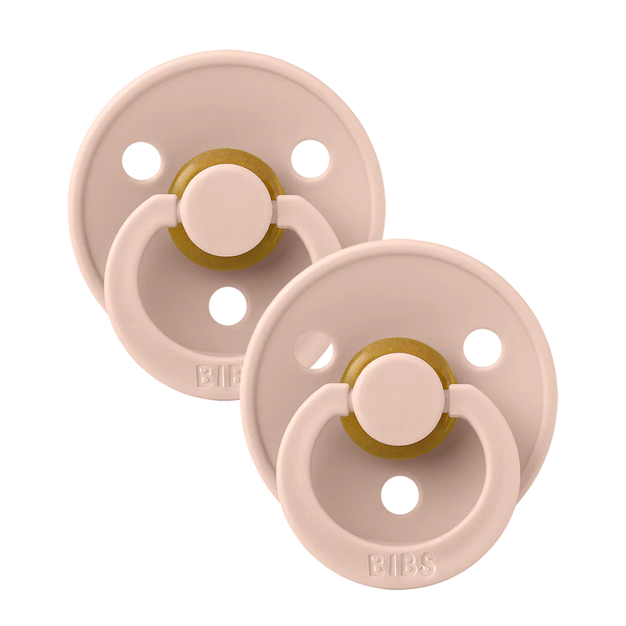BIBS Round Pacifier 2-Pack / Size 2 (6-18 Months)