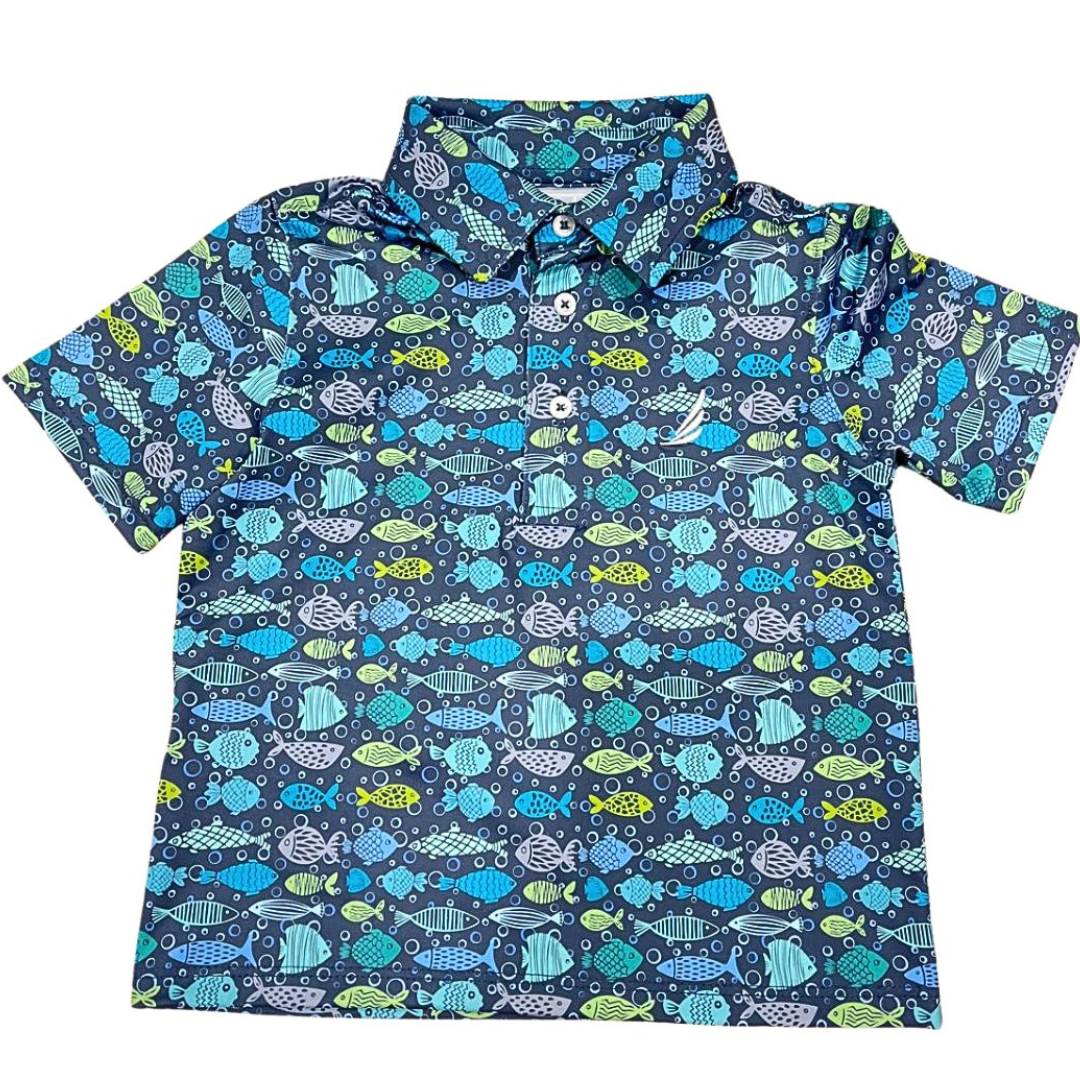 Coolybri Miles Performance Polo / Blue Fish